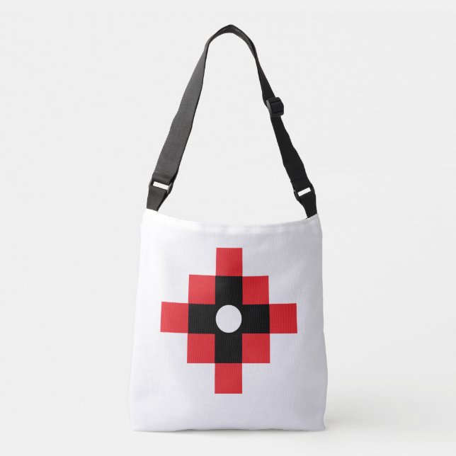 Sac Ajustable Design géométrique Inka Cross élégant (Devant)