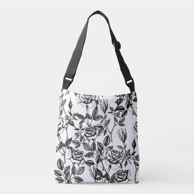 Sac Ajustable dessin rose (Devant)