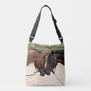 Sac Ajustable Deux chevaux se touchant les naseaux
