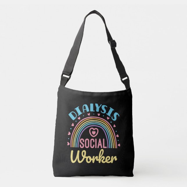 Sac Ajustable Dialyse Social Travailleur Renal LCSW (Devant)