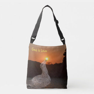 Sac Ajustable Dieu est l'amour coucher de soleil