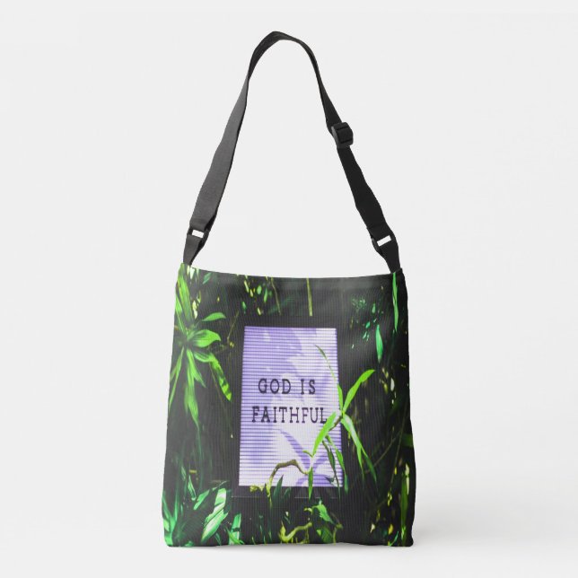 Sac Ajustable Dieu est l'inspiration chrétienne fidèle (Dos)