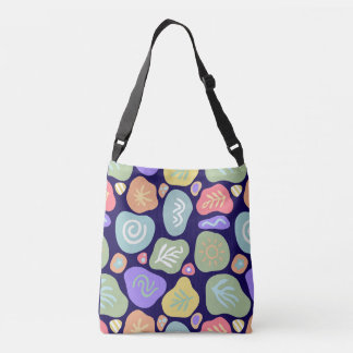 Sac Ajustable Doodles de rêve - Boho Nature Vibrant Design Motif