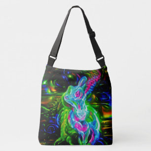 Sac Ajustable Dragon de lapin psychédélique à Neon Imaginaire
