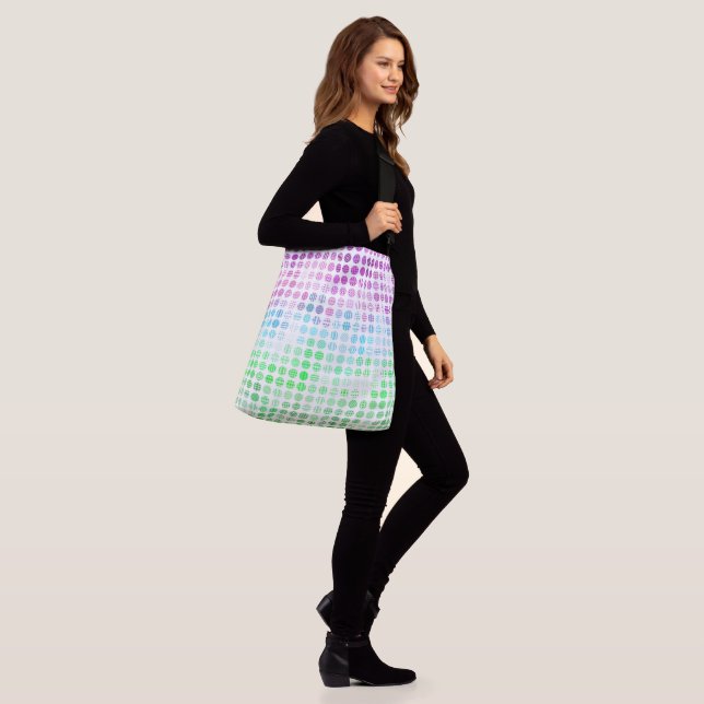 Sac Ajustable Drapeau de fierté Toric abstrait boho éclectique G (Sur le modèle)