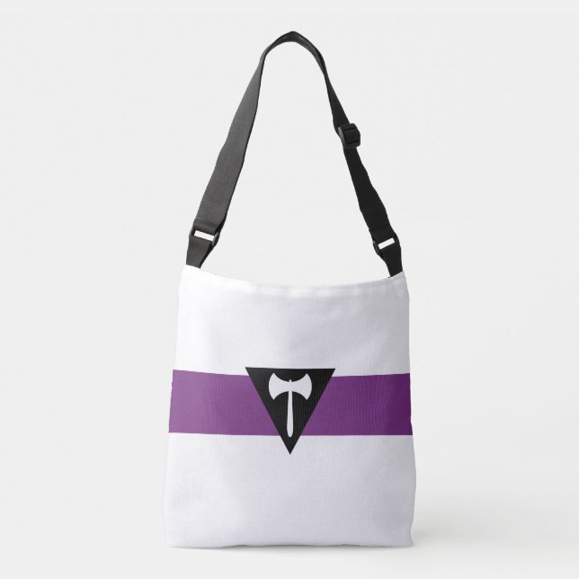 Sac Ajustable Drapeau de la fierté lesbienne (Devant)