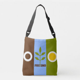 Sac Ajustable Drapeau de ville de Fresno, la Californie