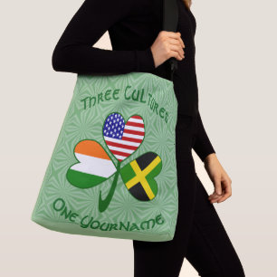 Sac Ajustable Drapeau Shamrock irlandais jamaïcain personnalisé