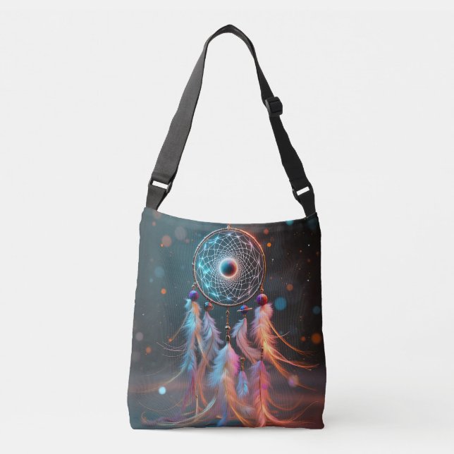 Sac Ajustable Dream Catcher Crossbody Fourre-tout Boho All-Over  (Devant)