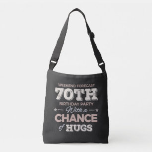 Sac Ajustable Drôle 70ème anniversaire de dire