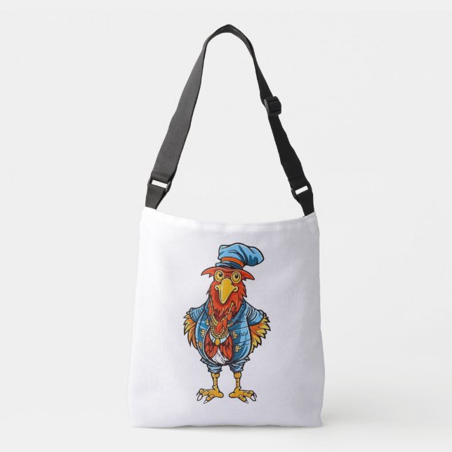 Sac Ajustable Drôle Bossy Cartoon Rooster (Devant)