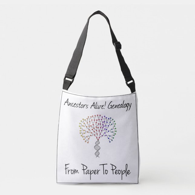 Sac Ajustable Du Papier Au Logo Du Peuple Fourre-tout (Devant)