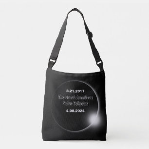 Sac Ajustable Éclipse solaire double date 2024 et 2017