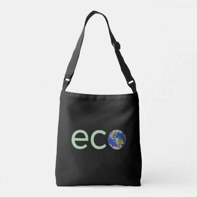 Sac Ajustable Éco-Terre verte à chaux modifiable en noir (Dos)