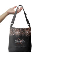 Écriture en or noir rose