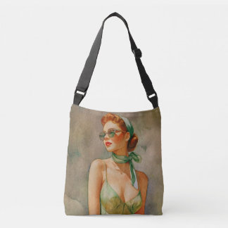 Sac Ajustable Élégance Rétro : Chic de plage