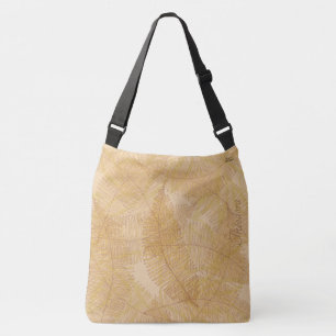Sac Ajustable Élégant Arrière - plan de la feuille d'or