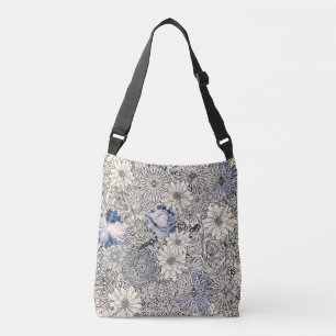 Sac Ajustable Élégant Arrière - plan Floral Abstrait Vintage