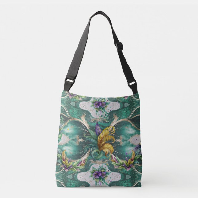 Sac Ajustable Élégant Mardi Gras Décoratif (Devant)