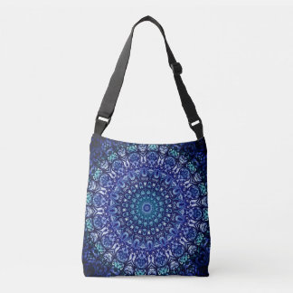 Sac Ajustable Elégant modèle Royal Blue Floral Damask