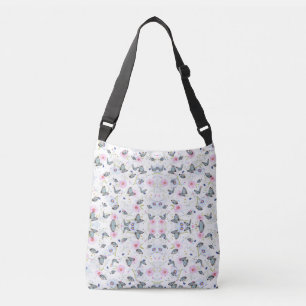Sac Ajustable Elégant motif de fleurs et papillons modernes