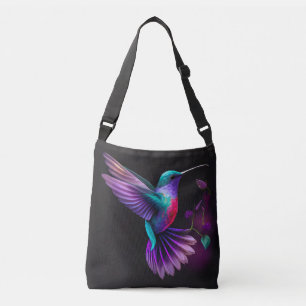 Sac Ajustable Élégante oeuvre Turquoise couleur pourpre de colib