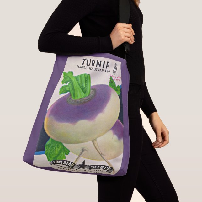 Sac Ajustable Empreinte de paquets de graines des années 1950 (De près)