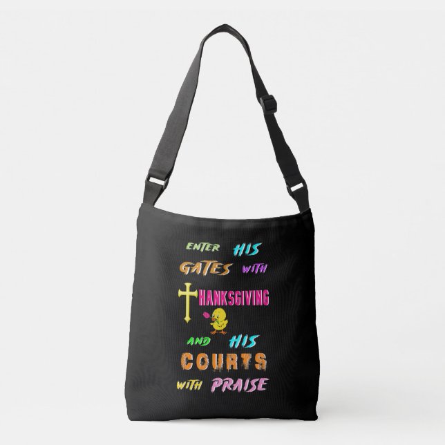 Sac Ajustable Entrez Son Gates Chick Novembre Cross Thankgiving (Devant)