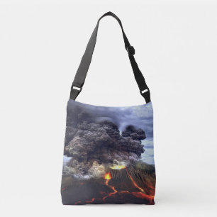 Sac Ajustable Éruption du volcan sur la montagne