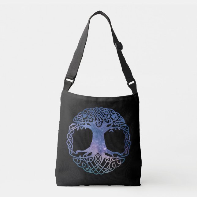 Sac Ajustable Espace extra-atmosphérique Galaxie Arbre celtique  (Devant)