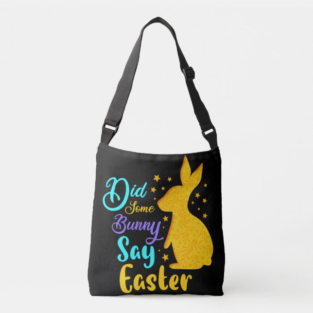 Sac Ajustable Est-Ce Qu'Un Lapin A Dit Pâques (Devant)