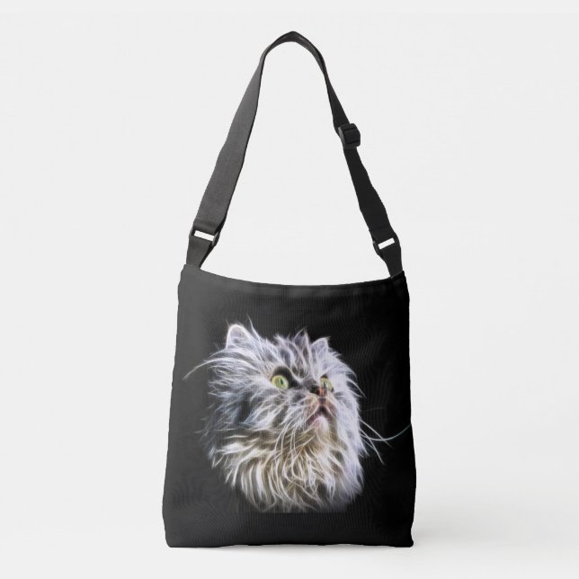 Sac Ajustable Face du chat perse de fractalius (Devant)