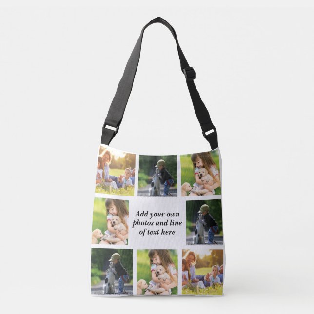 Sac Ajustable Faites votre propre collage photo et texte (Devant)