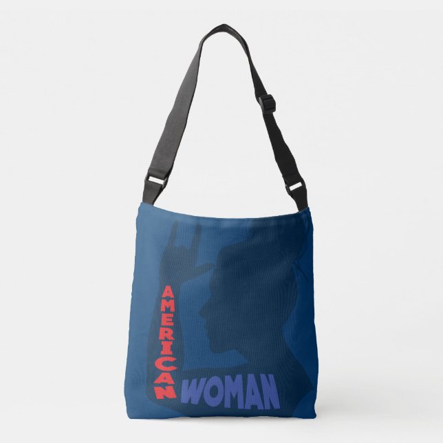 Sac Ajustable Femme américaine Je t'aime (Devant)