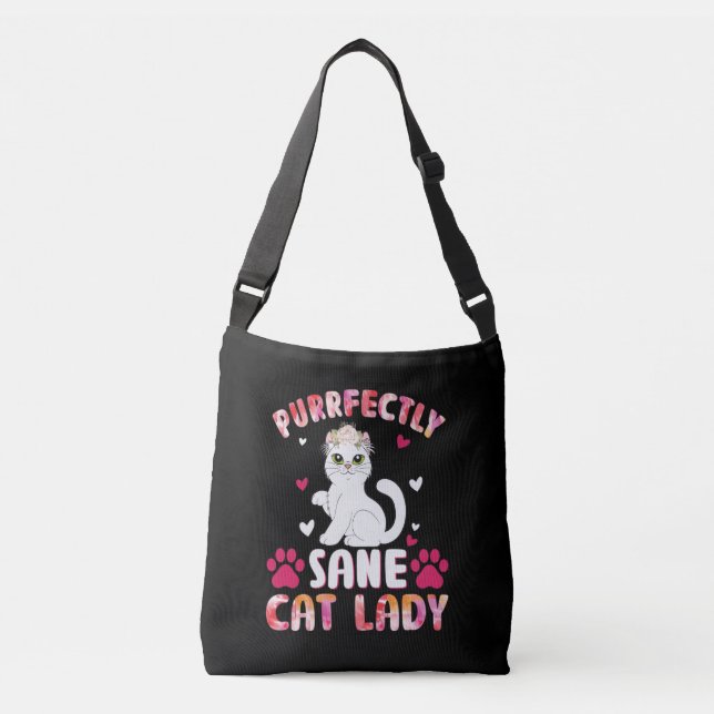 Sac Ajustable Femme De Chat De Voie Parfaitement Sane (Devant)