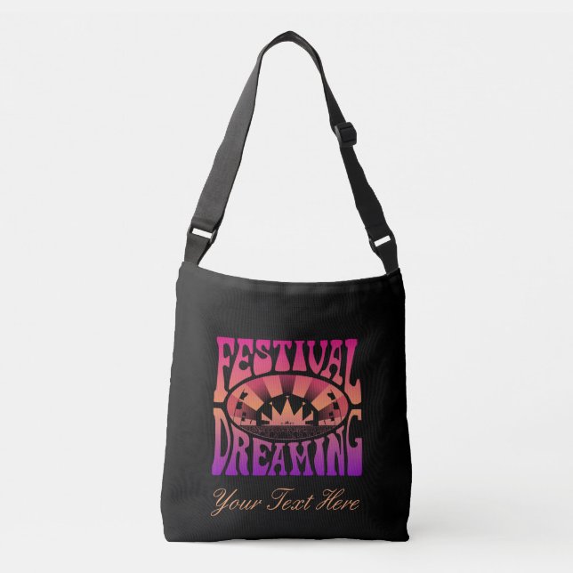 Sac Ajustable Festival Dreaming Retro Raspberry-Apricot-Plum (Devant)