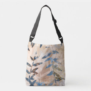 Sac Ajustable Feuilles à couche Abstraite - Bleu et Neutre