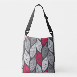 Sac Ajustable Feuilles colorés : motif sans couture dessiné à la