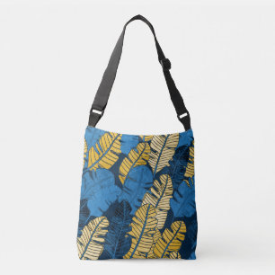 Sac Ajustable Feuilles tropicaux tirés à la main : sans couture