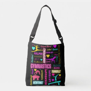 Sac Ajustable Filles colorées Gymnastique Glossaire Typographie
