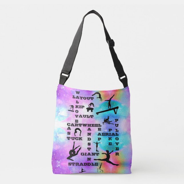 Sac Ajustable Filles Gymnastique Compétences Mots-croisés Person (Devant)