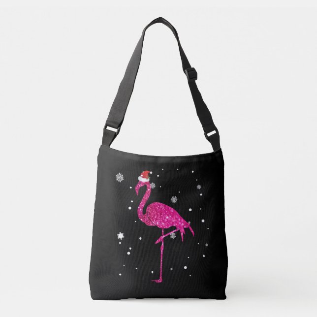 Sac Ajustable Flamant rose de Noël essentiel (Devant)
