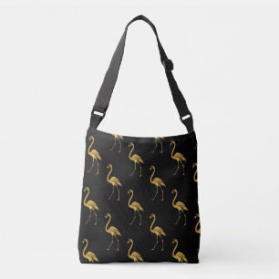 Sac Ajustable Flamant rose d'or noir TP