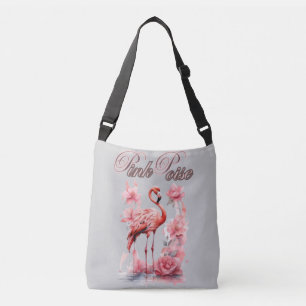 Sac Ajustable Flamant rose expressif Élégance aquarelle