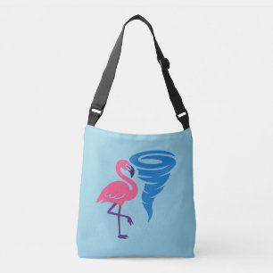 Sac Ajustable Flamant rose Tornado Bold Art Graphique moderne