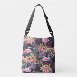 Sac Ajustable Flamant rose Tropical : Motif sans couture d'été