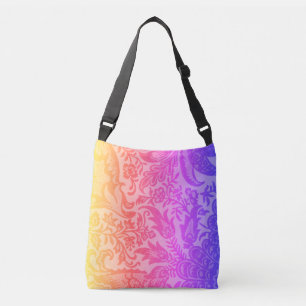 Sac Ajustable Fleur botanique arc-en-ciel vintage