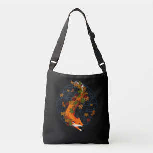 Sac Ajustable Fleur de Fox d'aquarelle d'animal d'esprit de la