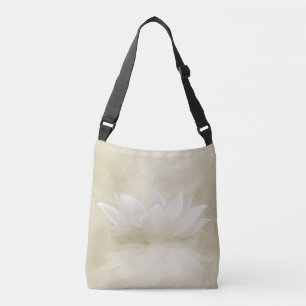 Sac Ajustable Fleur douce élégante de Lotus blanc/lis