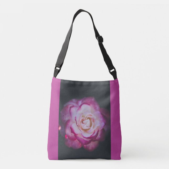 Sac Ajustable Fleur rose Fuchsia (Dos)